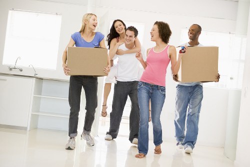 Moving truck service for homes and flats in Brompton