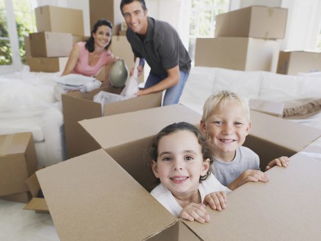Brompton Movers team preparing items for a house move