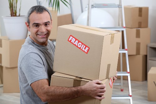 Removal van for local home moves in Brompton