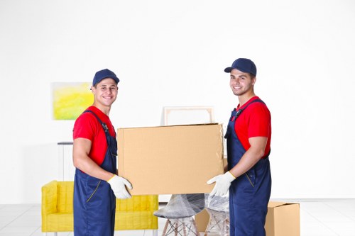 House removalists loading furniture for a Brompton home move
