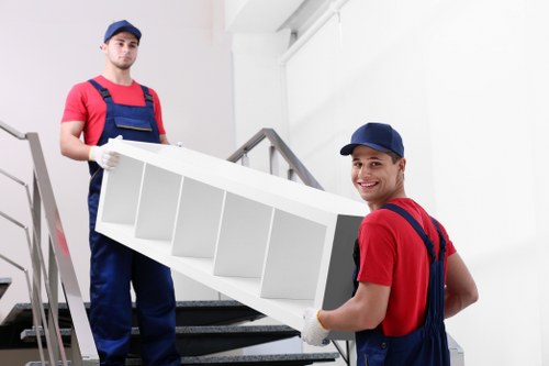 Packing and handling furniture for a Brompton office move