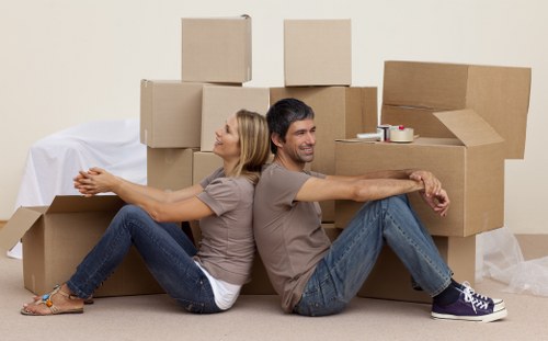 Careful handling of student furniture during a Brompton relocation