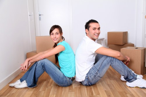 Planning access and loading for flat removals in Brompton