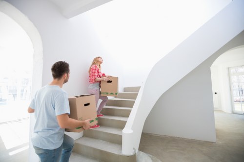 Brompton moving truck helping with residential and business relocation