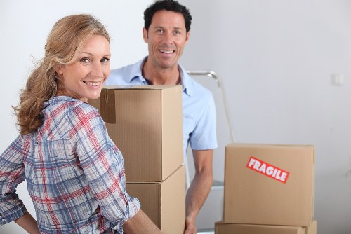 PPE and safety checks during a professional moving service