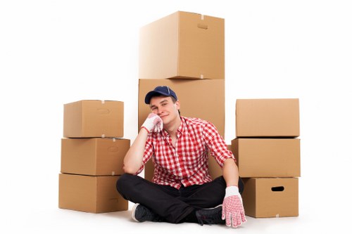 Team reviewing a Brompton Movers service issue carefully